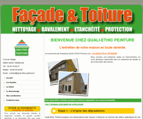 quali-ethic-peinture.fr: QUALI ETHIC Peinture
QUALI-ETHIC Peinture, ravalement de façade, nettoyage, démoussage et protection de la toiture, une étude et diagnostic complets et gratuits.