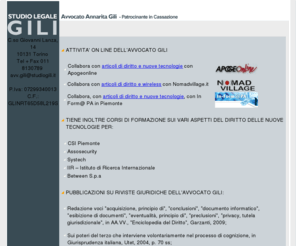studiogili.com: Studio Legale - Avvocato Annarita Gili
Il sito Web dello studio legale dell'avvocato Annarita Gili