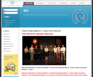 ied.org.tr: İED - İşitme Engelliler ve Aileleri Derneği
İED - İşitme Engelliler ve Aileleri Derneği