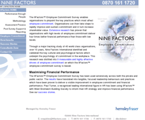 nine-factors.com: Hemsley Fraser Home Page - Training Courses and Learning Solutions
Over 250 training courses including leadership training courses, management training, project management certification courses, assertiveness training and sales training courses