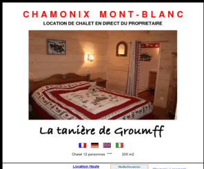 bed-breakfast-chamonix.com: Chamonix, location chalet
Valle de Chamonix Mont Blanc, location chalet 10 personnes