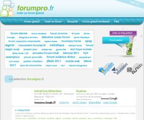forumpro.fr: Forum gratuit, Créer un forum gratuit sur forumpro.fr -
Forum gratuit, Créer un forum gratuit Crazy-Foot s'impose comme la référence des forums de simulation depuis bientôt 3 ans ! L'aventure n'attend que vous, n'hésitez plus et rejoignez-nous !