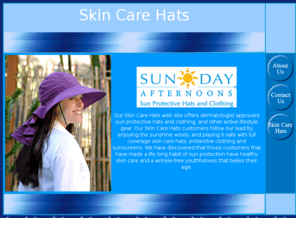 skincare-hats.com: Skin Care Hats
Skin care hats availble at skincare-hats.com