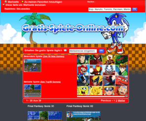 sonic-spiele.com: Sonic Spiele von sonic-spiele.com
Sonic Spiele von sonic-spiele.com: The web site to freely play online to flash games, online games and free games to share.