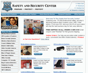 safetyandsecuritycenter.com: Safety and Security Center - Featuring Wireless Emergency Medical Alarm Systems, Panic Buttons, Emergency GPS Cell Phones and GPS Personal Locators & Vehicle Trackers
Featuring the best selection of innovative safety & security products for infants, children, family, home and business at the lowest possible prices.