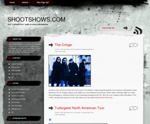 shootshows.com: ShootShows.com
An interactive community and "confusion free" guide to concert photography.