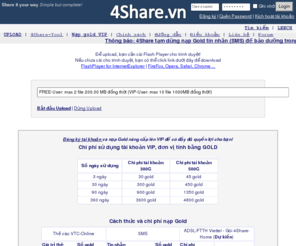 4share.vn: 4Share.vn - Trang chủ
Hệ thống chia sẻ file dành cho người Việt