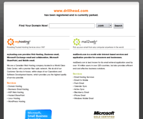 drillhead.com: myhosting.com Parked Domain | Web Hosting & Email Hosting
Affordable website & domain hosting services for businesses of all sizes. Click here or call 1-866-289-5091 to get your website online today!