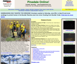 fontenellecreek.com: Pinedale Wyoming, Pinedale Online
Pinedale Online. Pinedale news, visitor info, event calendar, pinedale outdoors, links to businesses.