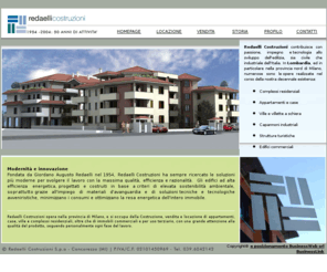 redaellicostruzioni.net: Redaelli Costruzioni spa ::: Impresa Edile, Edilizia civile e industriale, affitto e vendita di appartamenti, ville, villette, negozi, uffici
Redaelli Costruzioni spa ::: Concorezzo, Milano, Edilizia civile e industriale, affitti e vendita immobili, provincia di Milano e Lombardia, case, appartamenti, ville e villette a schiera, negozi, uffici, complessi residenziali