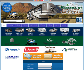 tennesseerv.com: RV Dealer Tennessee RV - RVs for sale in Knoxville, TN - Motorhomes, 5th wheels
Tennessee RV - We sell and service RVs including motorhomes, 5th wheels, and travel trailers in the Knoxville, TN area. We have a full service RV repair facility, body shop, and also provide Rentals and Storage!