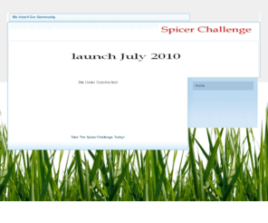 spicerchallenge.com: Home - Spicer Challenge - We Inherit Our Community
A WebsiteBuilder Website