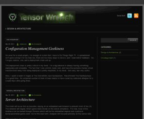 tensorwrench.com: Tensor Wrench
Adventures in developing an indie MMO.