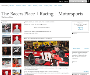 theracerplace.com: The Racers Place  | Racing | Motorsports - The Racers Place
The Racers Place is a community for racers and all motorsports enthusiasts. Connect with fans, foes, and the rest of the racing community.