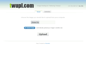 twupl.com: Welcome to Twupl - Image Hosting for Twittering Tweeps
