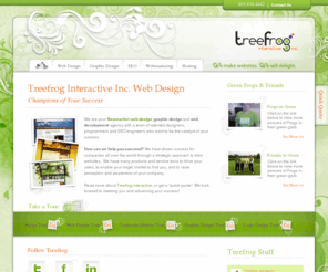 12vincent.com: Newmarket Web Design & Development - Treefrog
Newmarket Ontario is home of Treefrog, an award winning Newmarket web design & development company offering internet marketing services from Toronto web design to Mississauga and the world