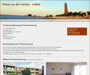 ferienwohnung-laboe.com: Ferien in Laboe an der Ostsee
Ferien in Laboe an der Ostsee