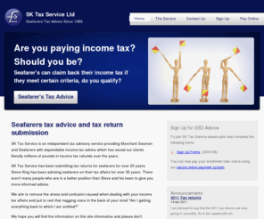 sktax.co.uk: Income Tax Advice for Seafarers on the 100% tax claim | SK Tax Service
SK Tax Service is an independent income tax advisory service providing Merchant Seamen and seafarers with dependable income tax advice, which has saved our clients literally millions of pounds over the years. Ensure you get a full income tax rebate.