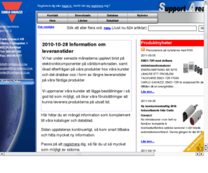 support-carlogavazzi.se: Support Carlo Gavazzi AB
Vlkommen till Support Area hos Carlo Gavazzi AB