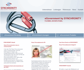 synchronity.com: synchronity
Webbasiertes eGovernment, Portale und technische Integration des neuen Personalausweises.