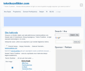 teknikozellikler.com: Teknik Özellikler -  | teknikozellikler | teknikozellikler.com
Teknik Özellikler - ; teknikozellikler ile ilgili, kuşaktan kuşağa ulaşması için, ne varsa buraya ekleyin herkesle paylaşın,... Teknik Özellikler -  - teknikozellikler.com