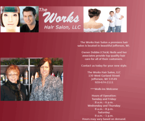 theworkshairsalon.com: The Works Hair Salon, Jefferson, WI
Hair Stylist, Jefferson, WI, Hair Salong, Beauty Salon, The Works, Jefferson, WI