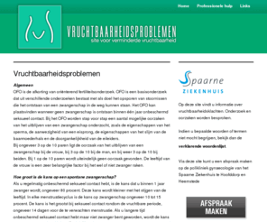 vruchtbaarheidsproblemen.com: Vruchtbaarheidsklachten | Vruchtbaarheidsproblemen.info
Op deze site vindt u informatie over vruchtbaarheidsklachten. Onderzoek en oorzaken worden besproken.