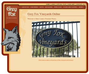greyfox.net: Grey Fox Vineyards Online | Grey Fox Vineyards
Grey Fox Vineyards Online from Grey Fox Vineyards, located in California, in the Sierra Foothills, Butte County wine region.