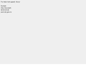 grw.no: Grønsleth Webutvikling | Webutvikling og markedsføring på Internett
Grønsleth Webutvikling tilbyr design av profesjonelle nettsider og markedsføring på Internett. Ta kontakt for en uforpliktende prat og kostnadsfri analyse.