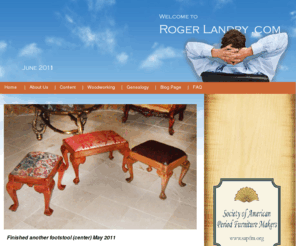 rogerlandry.com: Roger Landry .com
Mac Info, Woodworking, Family Genealogy Research