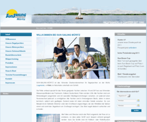 sun-sailing-mueritz.de: Herzlich Willkommen - Sun Sailing Müritz
SUN SAILING MÜRITZ ist das führende Charterunternehmen für Segelyachten an der Müritz, in Klink. Außerdem können sowohl Motoryachten gechartert als auch Gebrauchtboote gekauft werden. Yachtcharter an der Müritz.