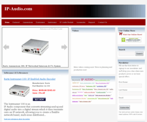 ip-audio.com: IP-Audio.com
IP AUDIO Products and services from Datanab