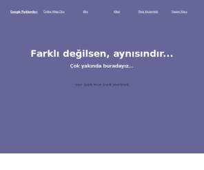 morinek.com: mor inek - purple cow - www.morinek.com
Farklı değilsen, aynısındır... | www.morinek.com