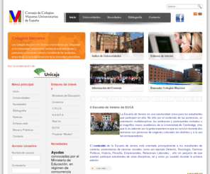 consejocolegiosmayores.com: Consejo de Colegios Mayores
Consejo de Colegios Mayores de España. Índice de universidades con sus colegios mayores.
