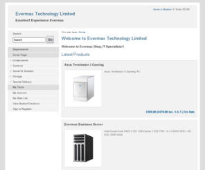 emshop.co.uk: Evermax Technology - Online Shop
meta name=