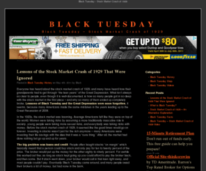 black-tuesday.net: Black Tuesday - Stock Market Crash of 1929
Black Tuesday - Stock Market Crash of 1929