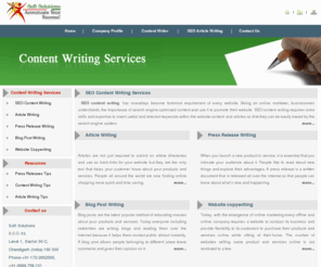 contentwriterindia.org: Content writer india | Article writing | SEO copywriting
Soft Solutions India provides best and affordable seo copywriting services, article writing, website content writing. We have a team of professional SEO content writers who can write as per your requirements.