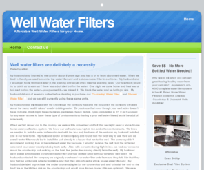 wellwaterfilter.org: | Well Water Filters
