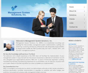 cyanidecode.info: Management Systems Solutions, Inc.
Management System Solutions assisting you in auditing, consulting and training for RCMS, RC14001, Cyanide Code, ISO 14001, and ISO 9001.