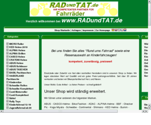 fahrrad-shop.net: Rad und Tat
Fahrradtechnik,Fahrradservice,Fahrradverkauf,Fahrradinfo,Fahrradkomponenten,Fahrradladen,Fahrradshop, Fahrradzubehr,Fahrradteile,Fahrradhandel