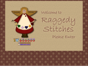 raggedystitches.com: Cloth Doll Patterns and Country Craft Patterns
Looking for a great Country Craft Pattern? Go no further! We have naive and scultped cloth doll patterns, patchwork patterns, embroidery patterns, bear patterns and more! Wholesale enquiries welcome.