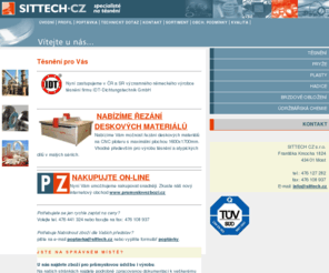 sittech-tesneni.com: Těsnění  SITTECH CZ
SITTECH CZ - Nabízíme Vám široký sortiment zboží pro údržbu v průmyslu. Především těsnění, hadice, pryže, plasty, údržbářskou chemii, izolační materiály a mnoho dalšího