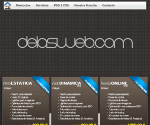 delasweb.com: Delasweb.com | Expertos en internet.
En delasweb.com somos expertos en el diseño y progrmación web, posicionamiento y comercio electronico.