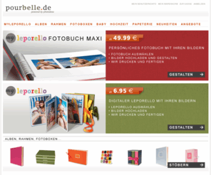 digital-leporello.com: pourbelle.de -  Homepage - Ihr Semikolon Online Shop für Fotoalben, Rahmen, Fotoboxen und viele andere Papeterie-Artikel
Herzlich Willkommen bei pourbelle.de, Ihrem Semikolon Online Shop für Fotoalben, Rahmen, Fotoboxen und vielen anderen Papeterie-Artikeln.