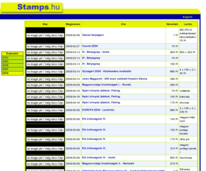 hungarian-stamps.info: Bélyegek
Online Catalogue of Hungarian Postage Stamps