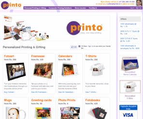lifeblob.com: Printo Personal Printing and Gifting - Buy and Send Photo Gifts to India
Get prints of your favorite photos. Create mugs, greeting cards, designer photo frames with your photos online. Delivered anywhere in India.
