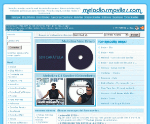 melodiasmoviles.com: Melodías móviles mp3, tonos móviles, melodias reales gratis. Sonidos