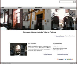 tabernaplateros.com: inicio - TABERNA PLATEROS
