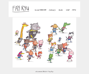 fayryu.com: Fay Ryu :: illustration & comics
Whimsical illustrations and comics by Fay Ryu.