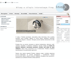 inoxi.pl: INOXI - Daszki Szklane, Mocowania Do Szkła
Sklep internetowy INOXI: Okucia do szkła, mocowania daszków szklanych, mocowania punktowe szkła, narzędzia. Zapraszamy!